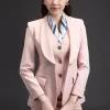 VEST HỒNG PASTEL CÔNG SỞ