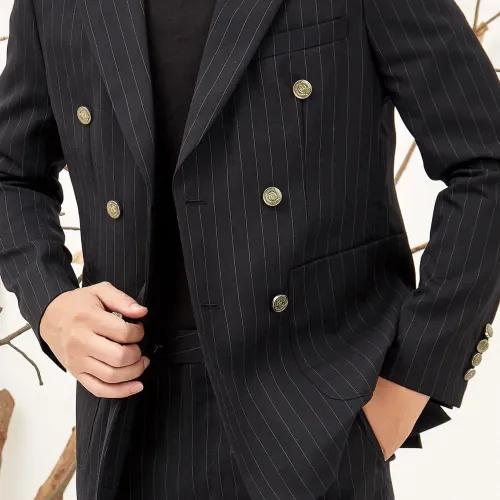 SUITS SỌC NAM ĐEN